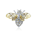 Charm with Zircon for Bracelets