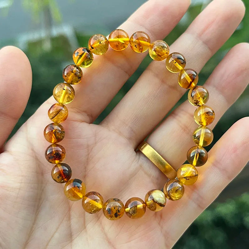 Unisex Real Amber Bracelet