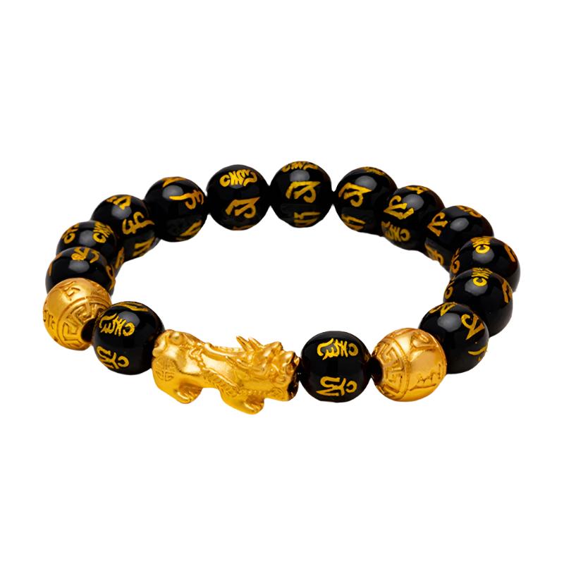 Men's Obsidian Feng Shui Bracelet