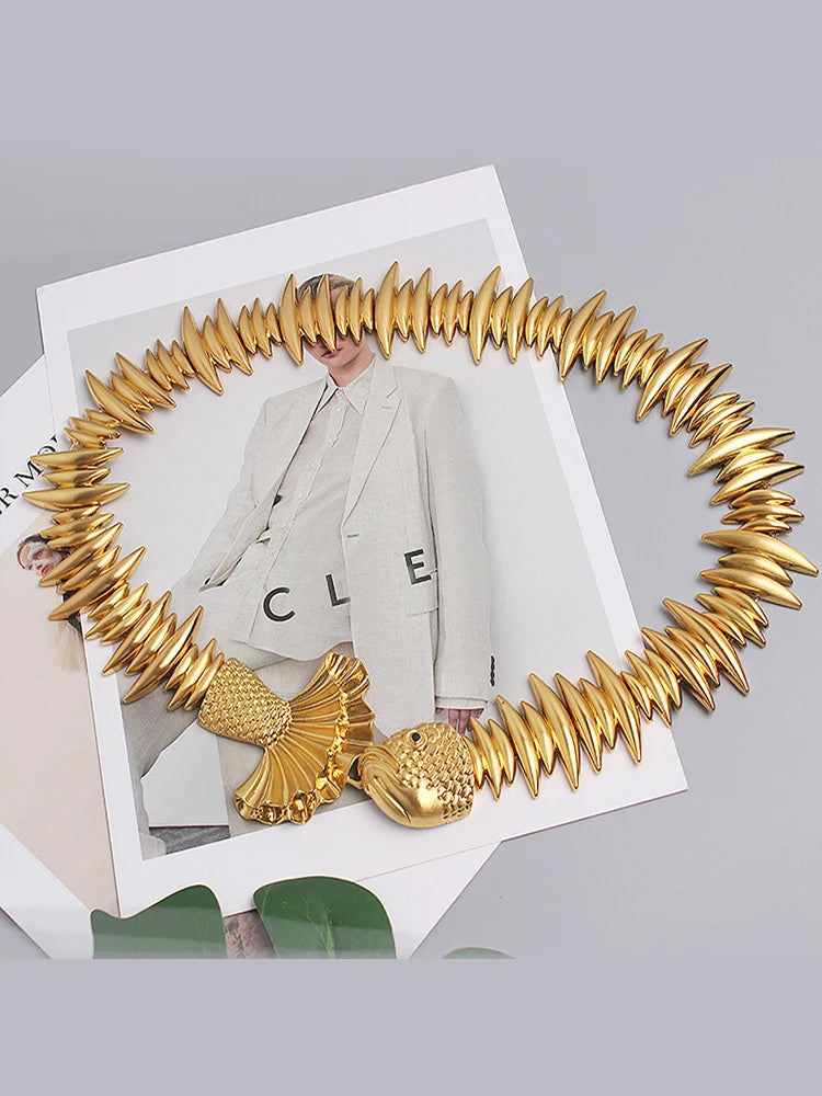 Luxury Gold Chain Belt for Women