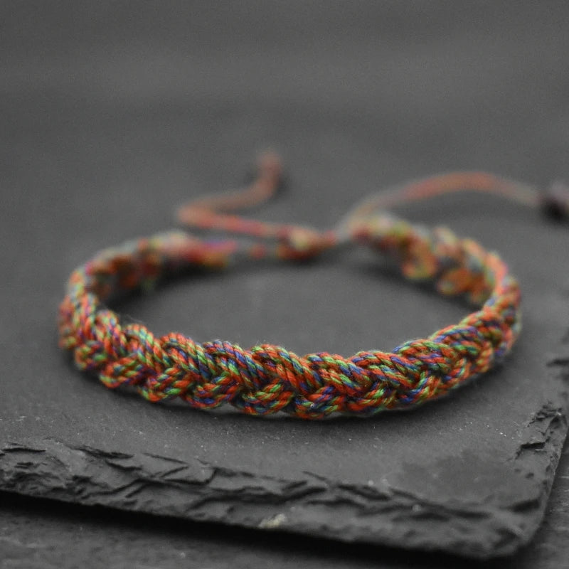 Multi-Color Tibetan Buddhist Bracelet