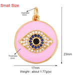 Turkish Blue Evil Eye Charm Pendant