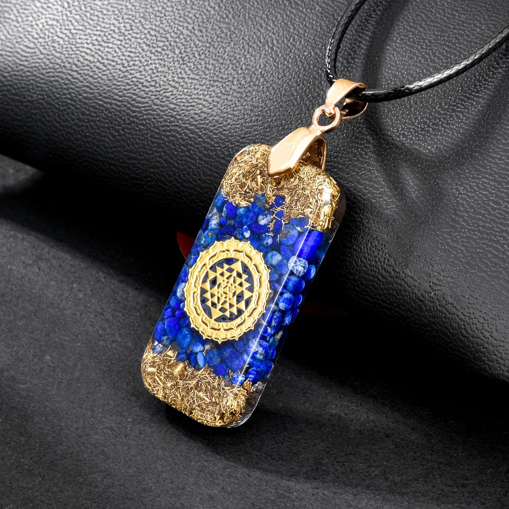 Orgonite EMF Protection Chakra Necklace