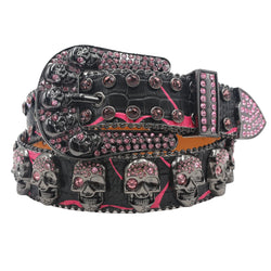 Crystal Strap Punk Rhinestone Western Belt