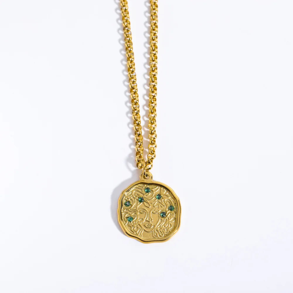 Vintage Athena Medusa Necklace