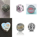 925 Silver Miami Palm Tree Sunset Charm