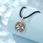 Eudora 925 Silver Anubis Necklace