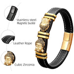 Ethnic Buddha Head Bracelet 