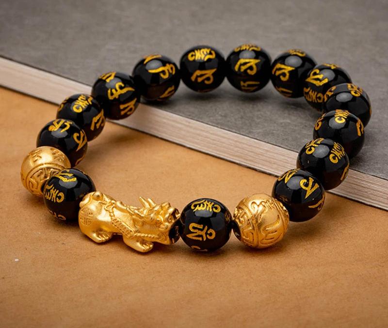 Men's Obsidian Feng Shui Bracelet