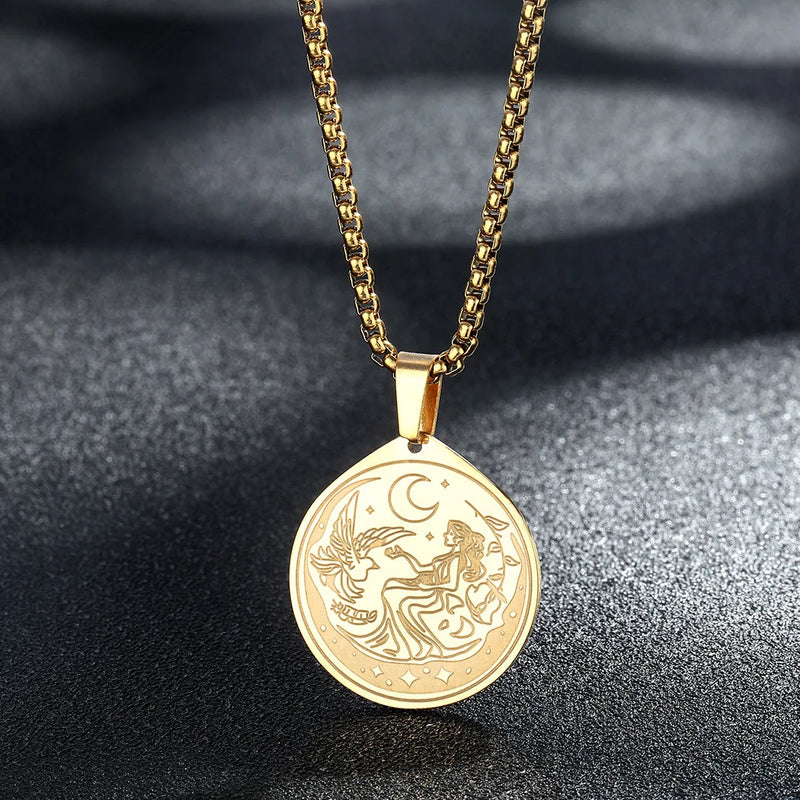 Medusa Pendant - Dainty Greek Symbol Jewelry