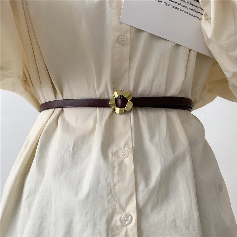 Stylish Thin Women's Belt 