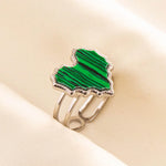 Green Turquoise Adjustable Ring