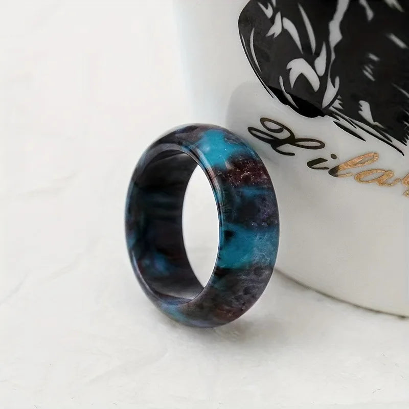 Bohemian Rainbow Resin Ring