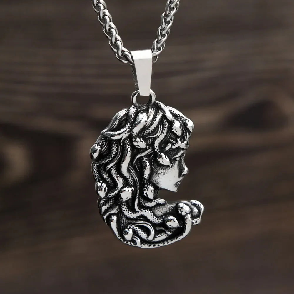 Gorgon Pendant Necklace