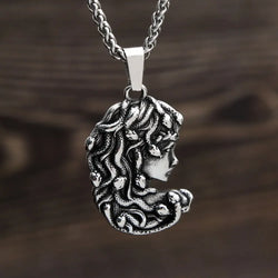 Gorgon Pendant Necklace - Gothic Greek Mythology