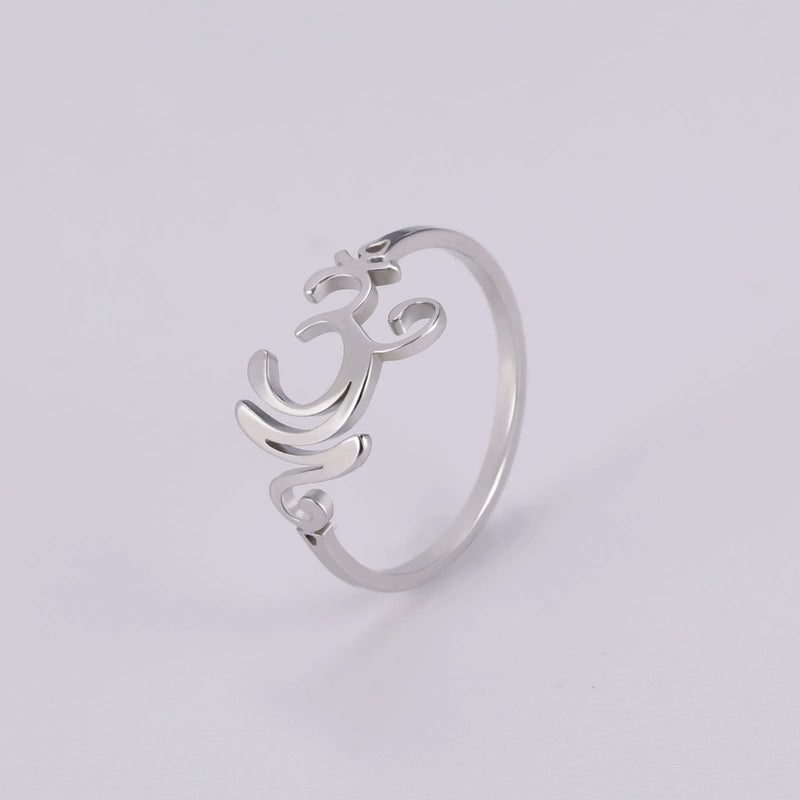 Om Aum Symbol Ring