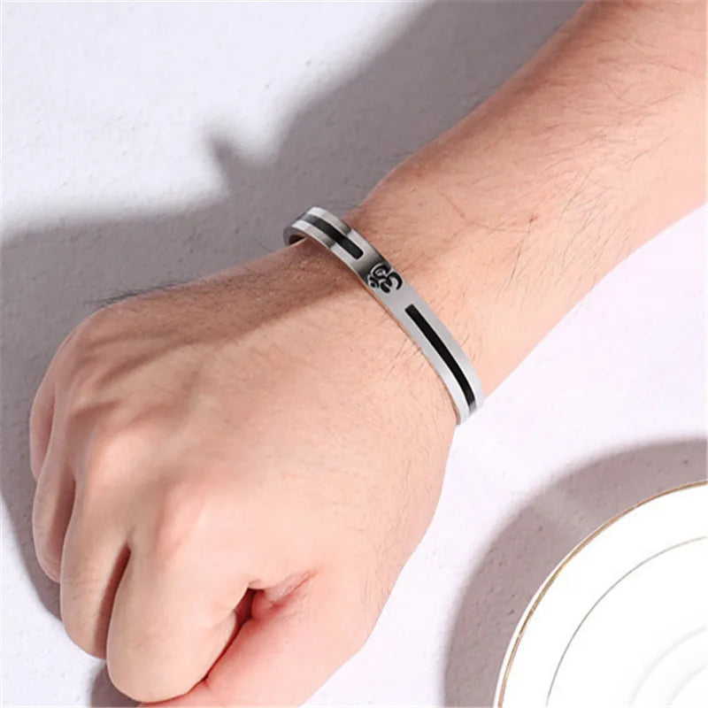 Men's OM Aum Hindu Cuff Bangles