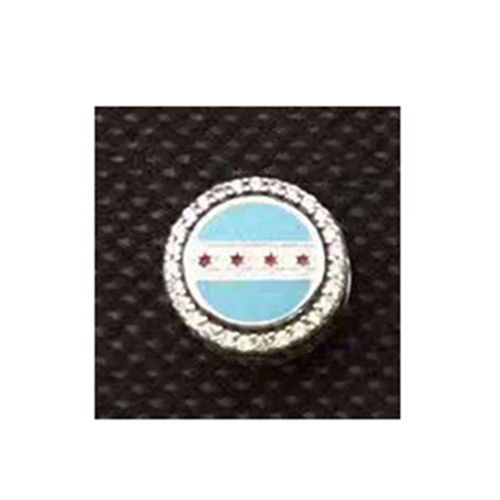 Silver Florida Beach Sunset Palm Charm