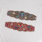 Turquoise Beads Elastic Corset Belt