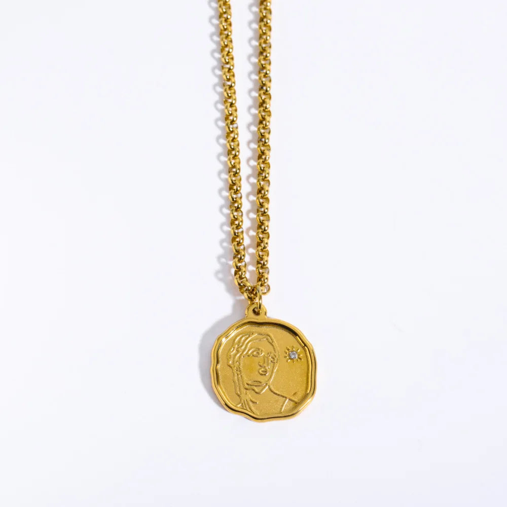 Vintage Athena Medusa Necklace