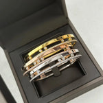 925 Sterling Silver Hollow Diamond Bracelet