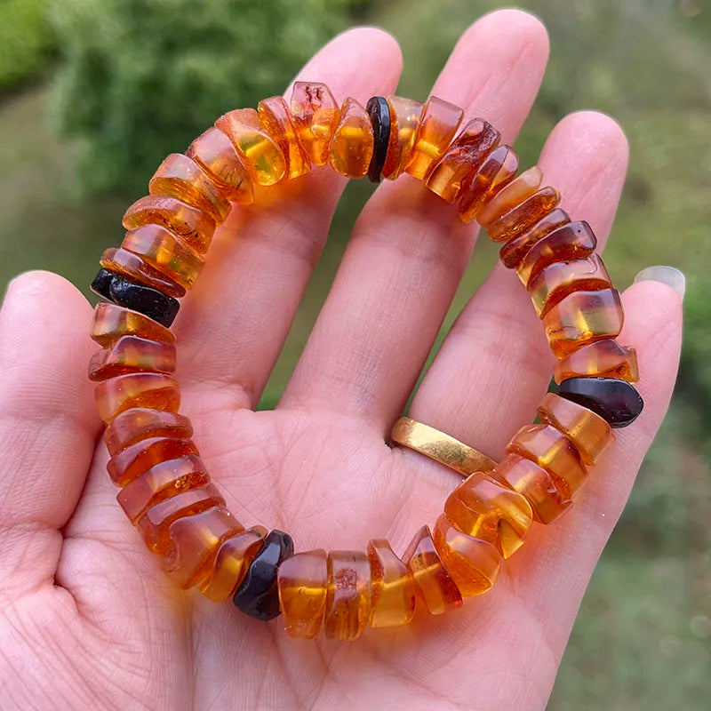 Unisex Real Amber Bracelet