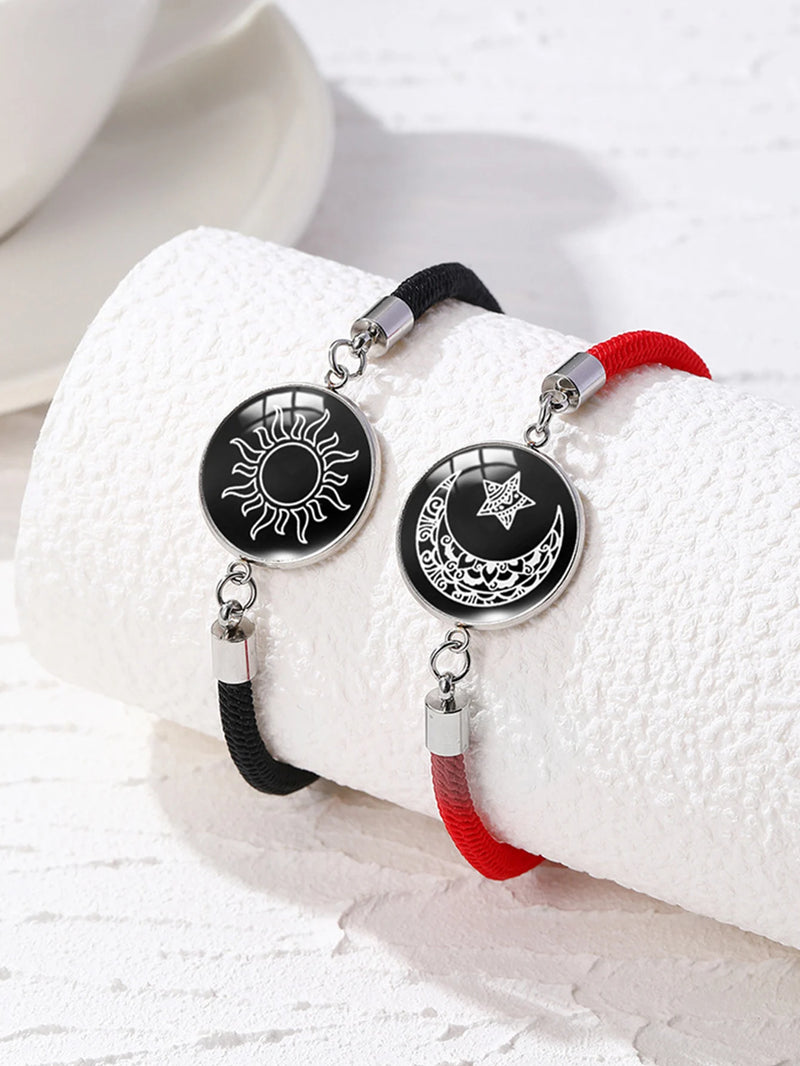 Sun and Moon Luminous Couple Bracelets