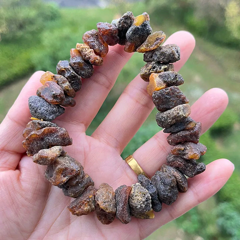 Unisex Real Amber Bracelet