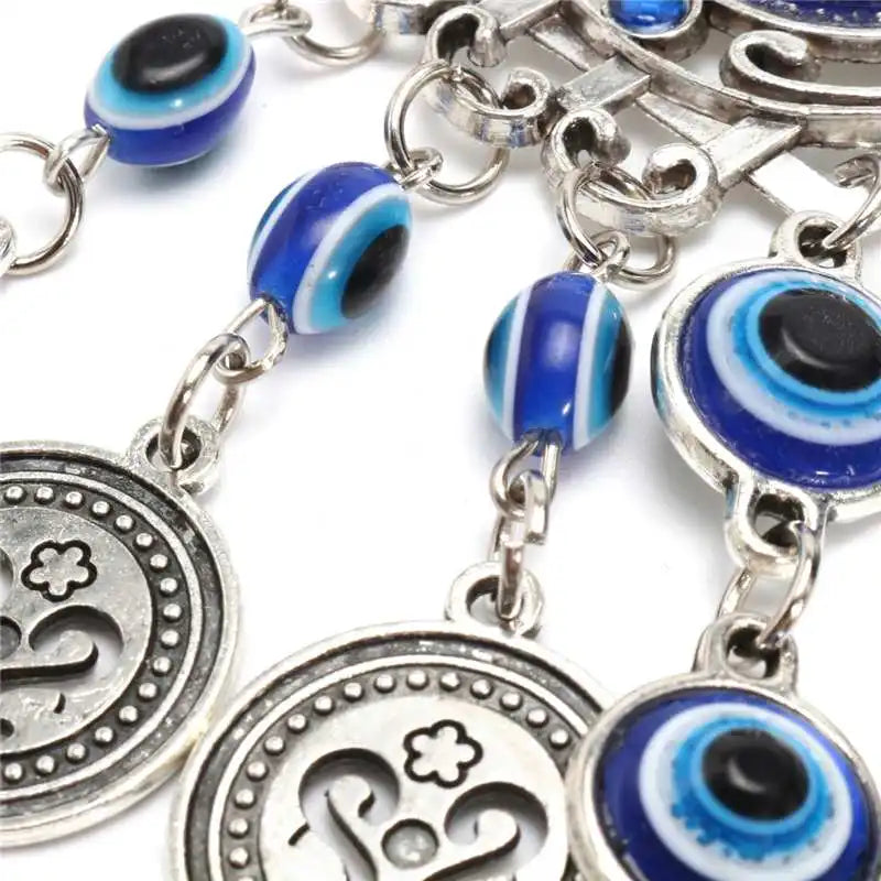 Retro Turkish Blue Evil Eye Amulet wall- hanging