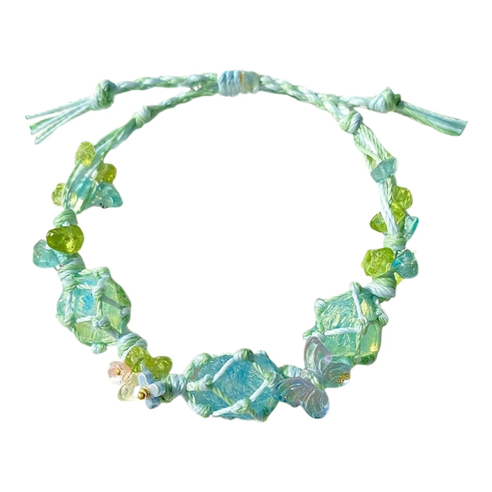Shunmaii Colorful Gemstone Chips Bracelet