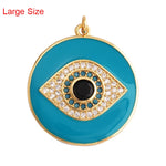 Turkish Blue Evil Eye Charm Pendant