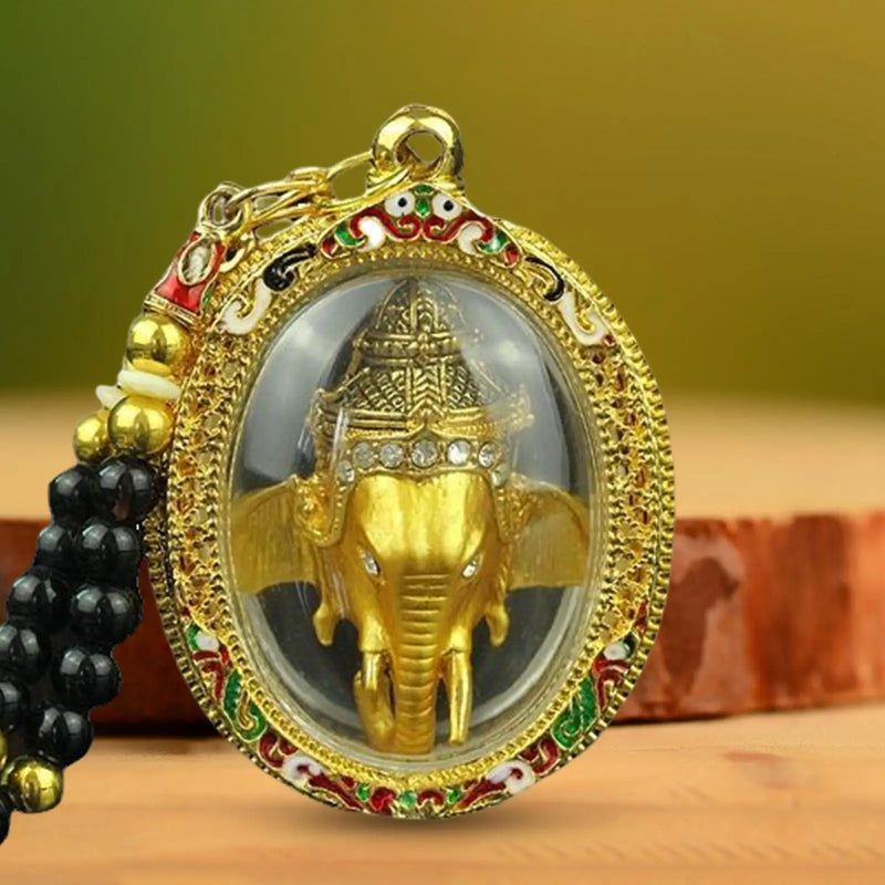 Thai Ganesha Buddha Amulet Pendant 