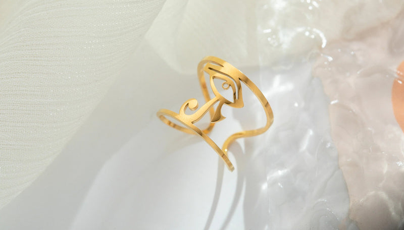 Egyptian Eye of Horus Ring