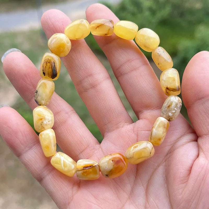 Unisex Real Amber Bracelet