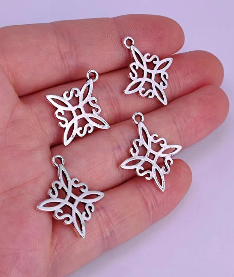 50PCS Witch Knot Celtic Charm Pendants