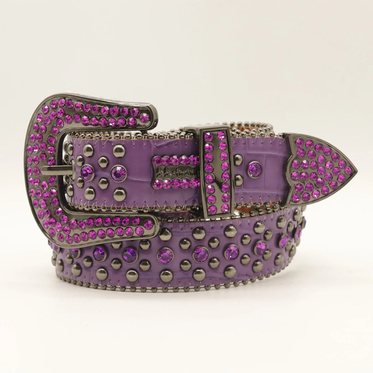 Shiny Silver BB Simon Belts