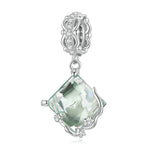Charm with Zircon for Bracelets