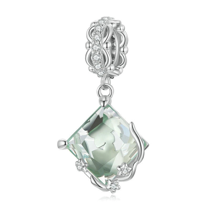 Charm with Zircon for Bracelets