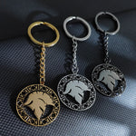 Roman Gladiator Helmet Keychain