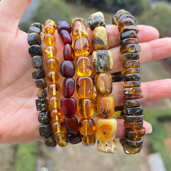 Unisex Real Amber Bracelet