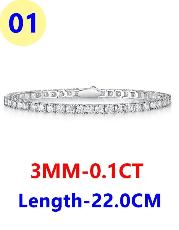 Tennis Bracelet 925 Sterling Silver