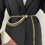 Gold Multi-Layered Waist Chain