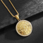 Iced Out Eye of Horus Pendant 