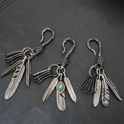 Feather Tassel Keychain