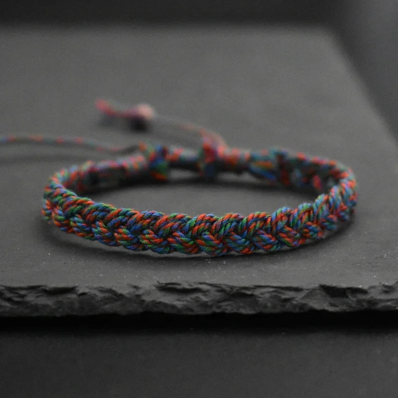 Multi-Color Tibetan Buddhist Bracelet