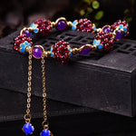Natural Amazonite Adjustable Beaded Bracelet