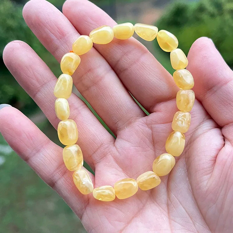 Unisex Real Amber Bracelet