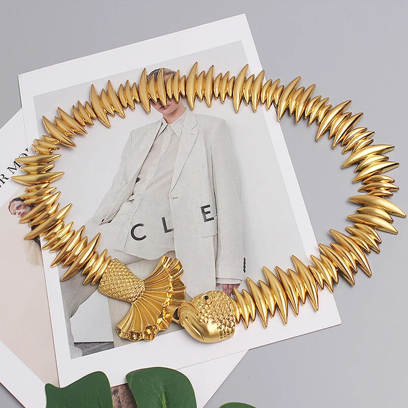 Luxury Gold Chain Belt for Women