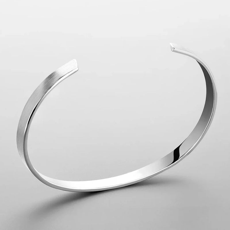 Men's Waterproof Stainless Steel Cuff Bracelet
