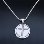 Stainless Steel Protection Amulet Necklace